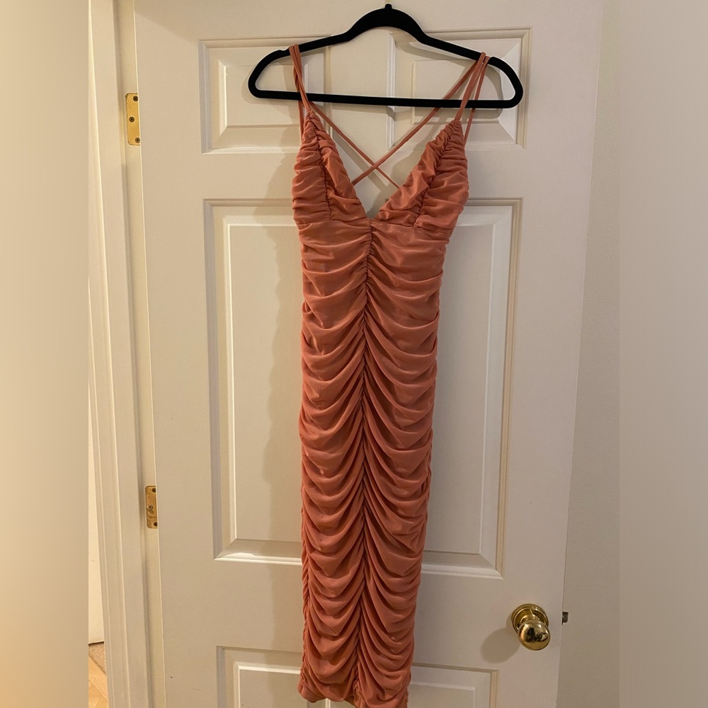 Revolve Michael Costello Dress new with tags (sold out color) size small